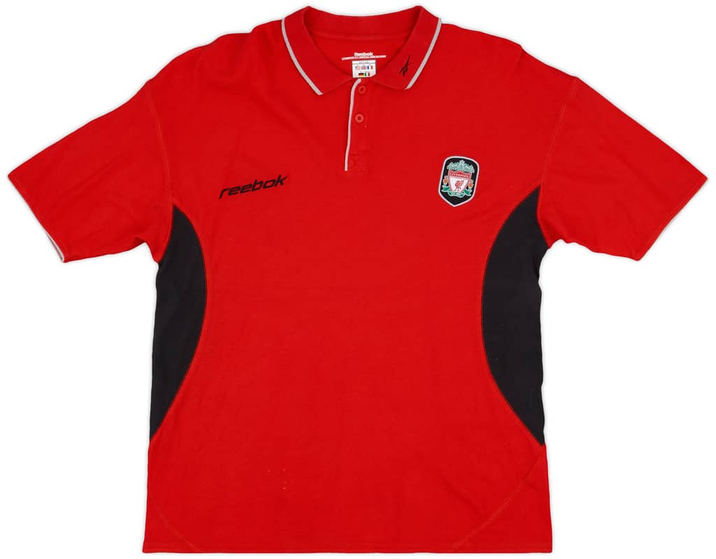 2004-05 Liverpool Reebok Polo Shirt - 8/10 - (XL)
