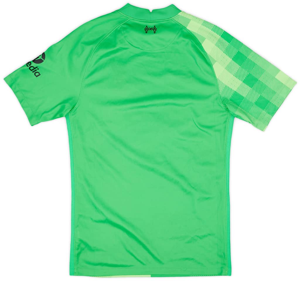 2021-22 Liverpool GK S/S Shirt - 9/10 - (XS)