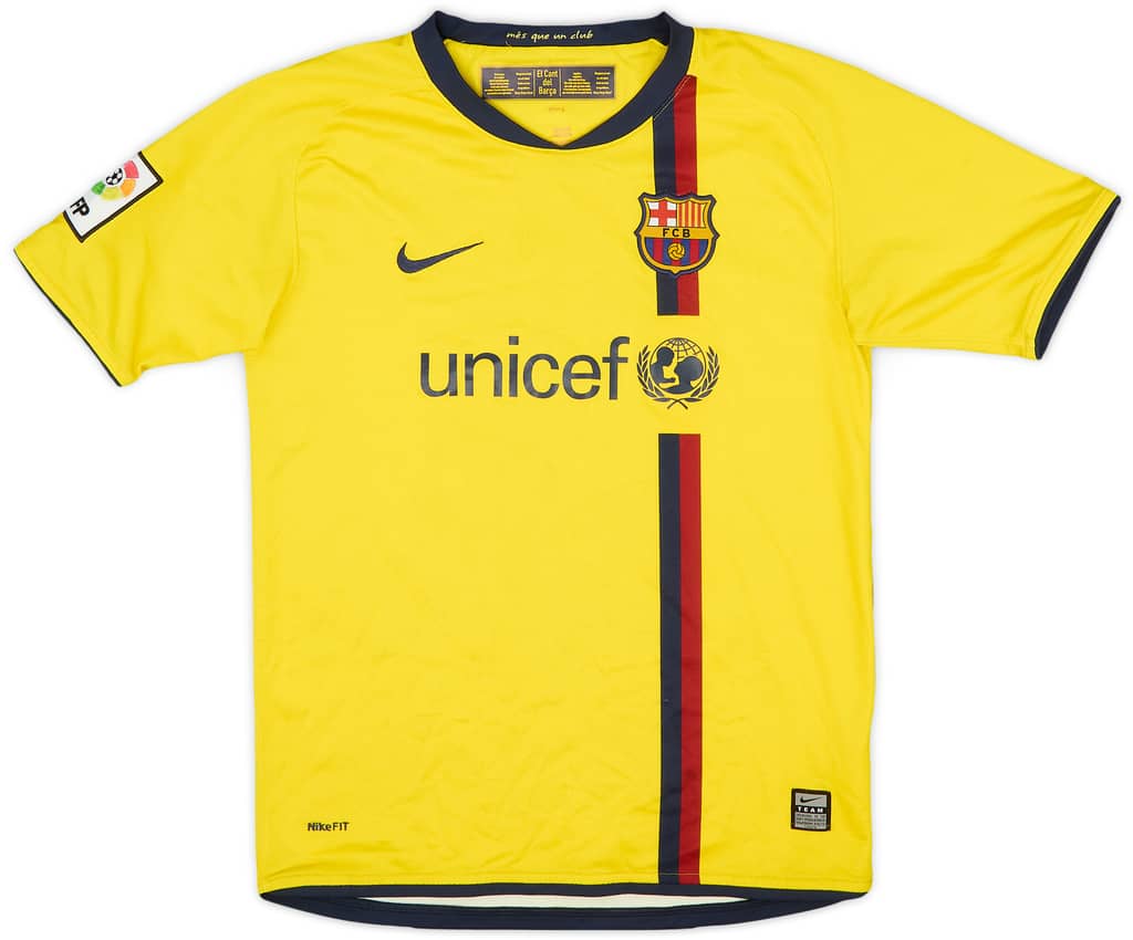 2008-10 Barcelona Away Shirt - 7/10 - (L.Boys)