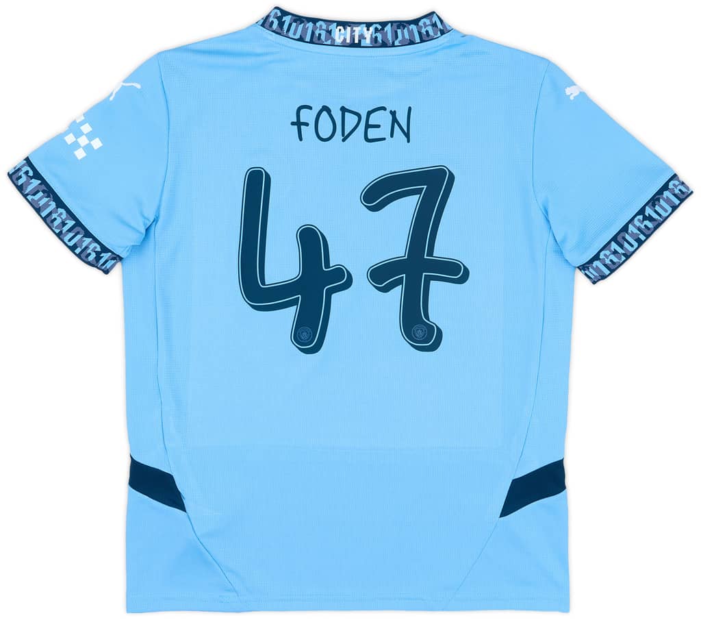 2024-25 Manchester City Home Shirt Foden #47 (KIDS)