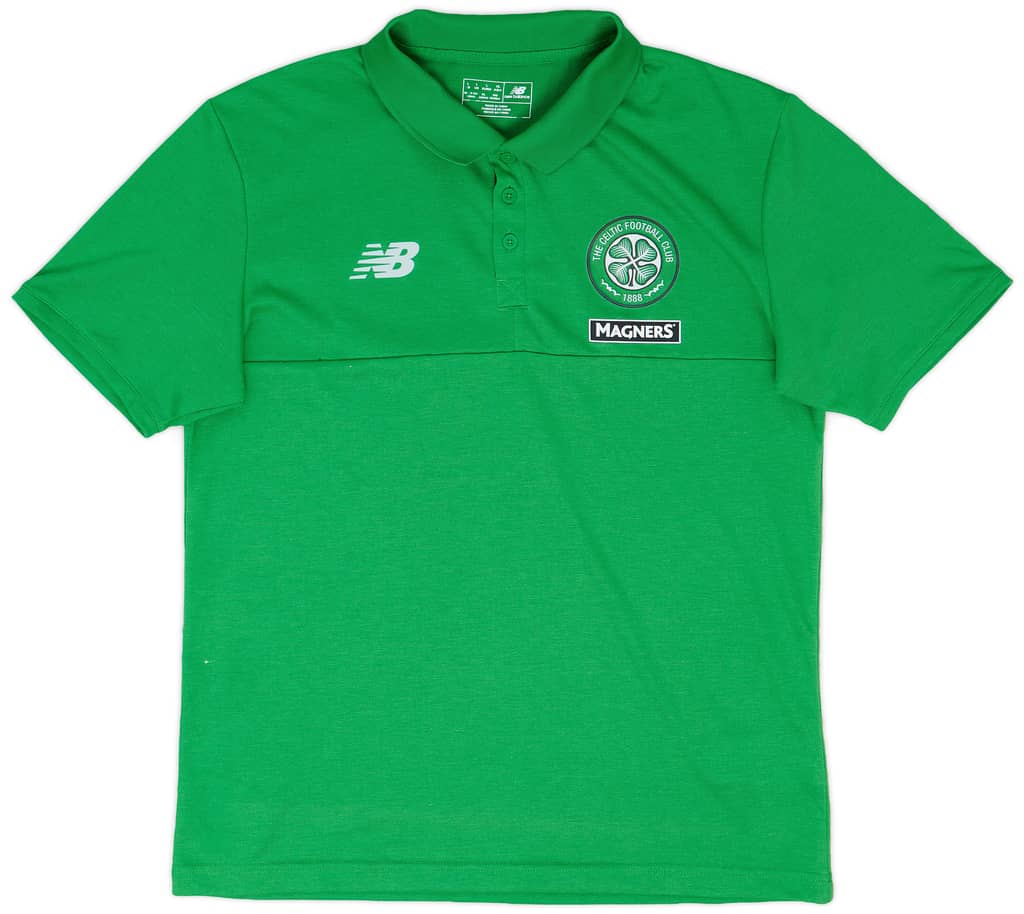2016-17 Celtic New Balance Polo Shirt - 7/10 - (L)