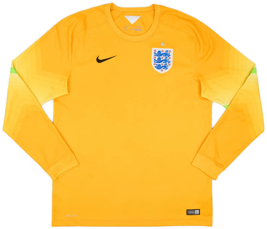2014-15 England GK Home Shirt - 7/10 - (L)