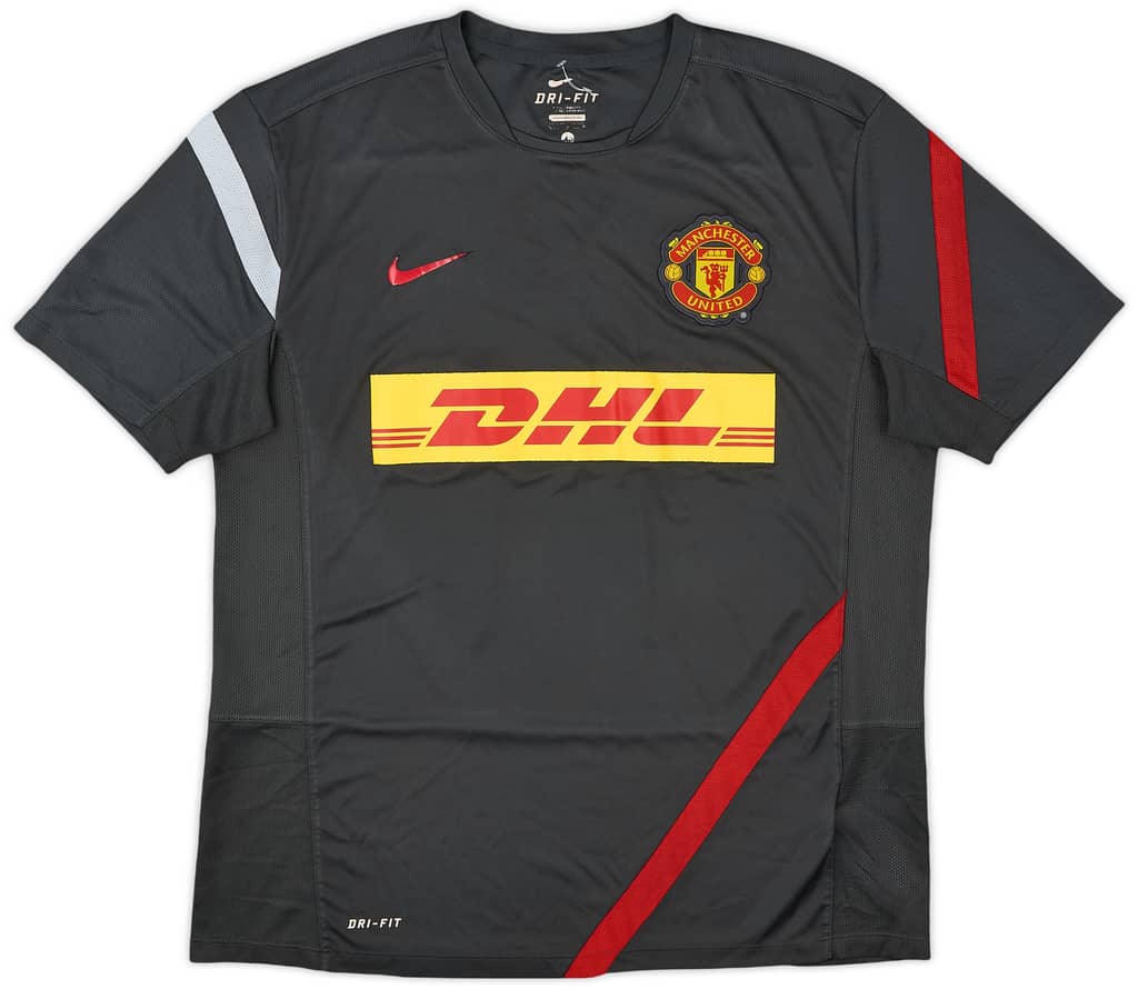 2012-13 Manchester United Nike Training Shirt - 8/10 - (L)