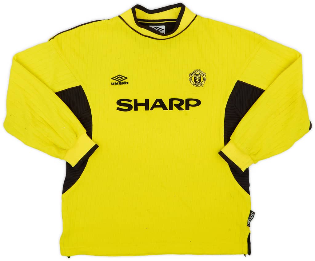 1999-00 Manchester United GK Shirt - 7/10 - (L.Boys)