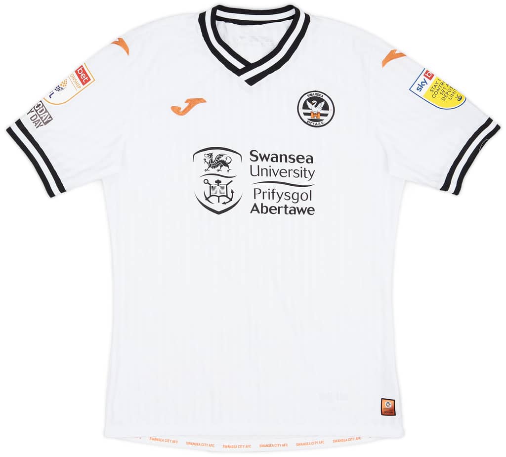 2021-22 Swansea Match Issue Home Shirt Piroe #17