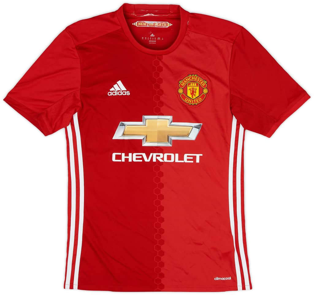 2016-17 Manchester United Home Shirt Ibrahimovic #9 - 8/10 - (XS)