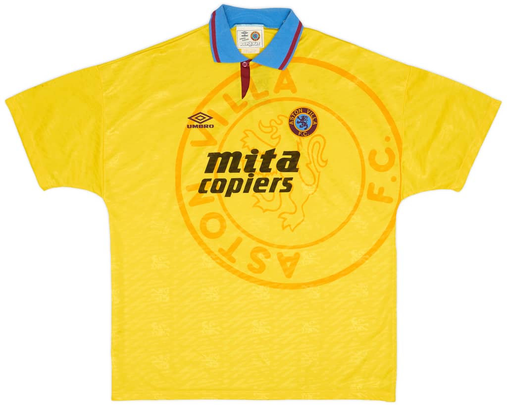1991-93 Aston Villa Third Shirt - 7/10 - (XL)