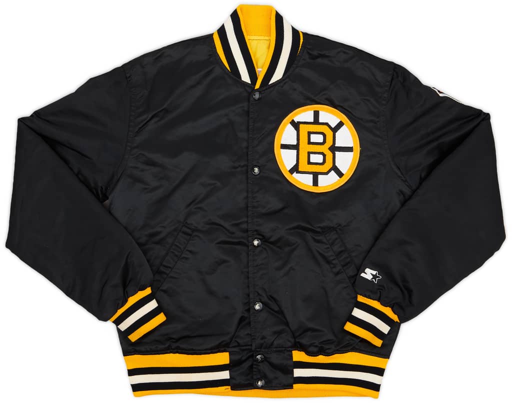 1980s Boston Bruins Starter Satin Varsity Jacket - 6/10 - (S)