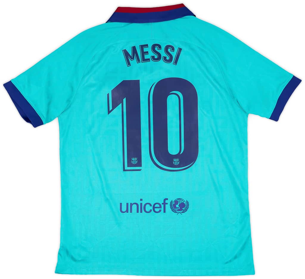 2019-20 Barcelona Third CL Shirt Messi #10 - 6/10 - (S)