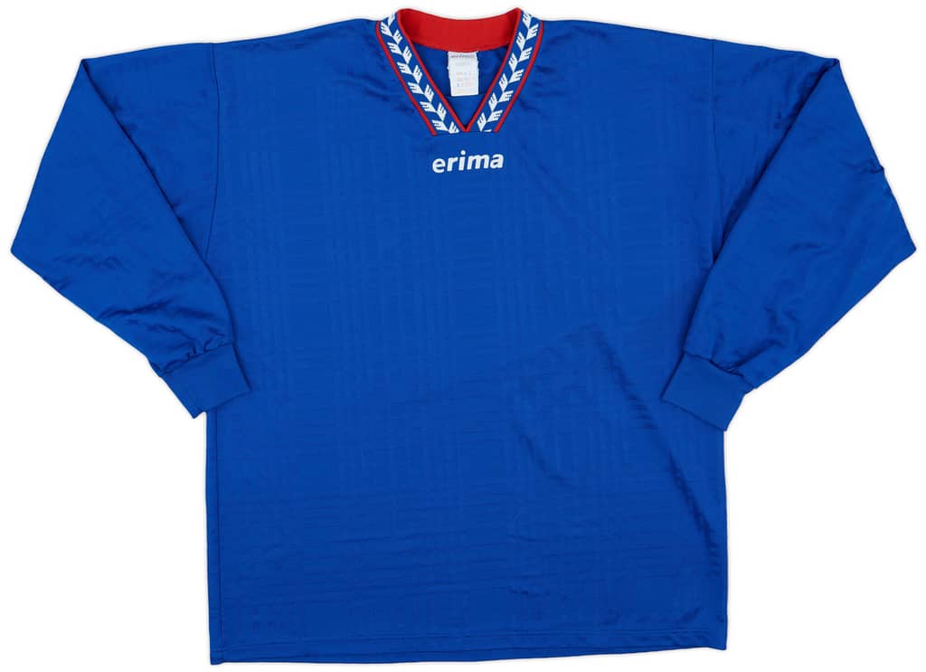 1990s Erima Template L/S Shirt - 9/10 - (L/XL)