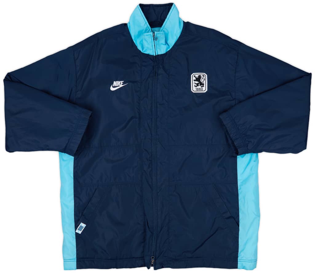 1996-97 1860 Munich Nike Padded Bench Coat - 9/10 - (XXL)