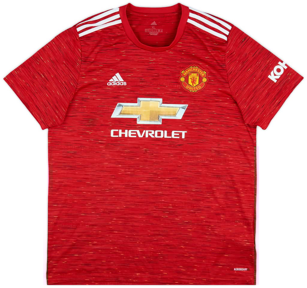 2020-21 Manchester United Home Shirt B.Fernandes #18 - 6/10 - (XL)
