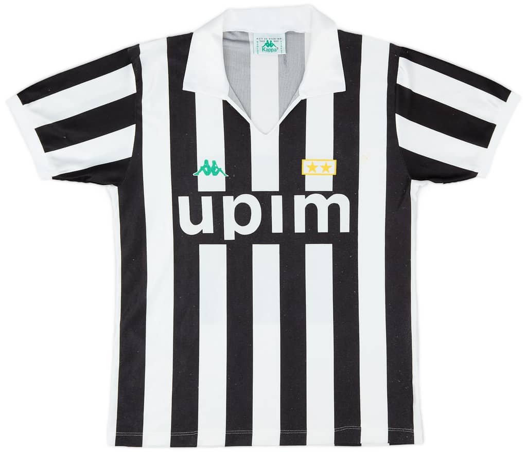 1991-92 Juventus Basic Home Shirt - 9/10 - (M)