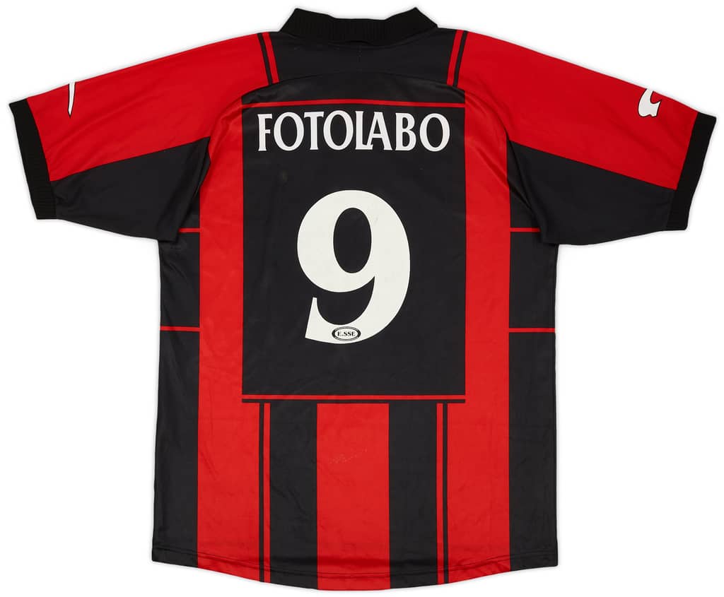 1999-00 Neuchatel Xamax Home Shirt #9 - 7/10 - (XL)