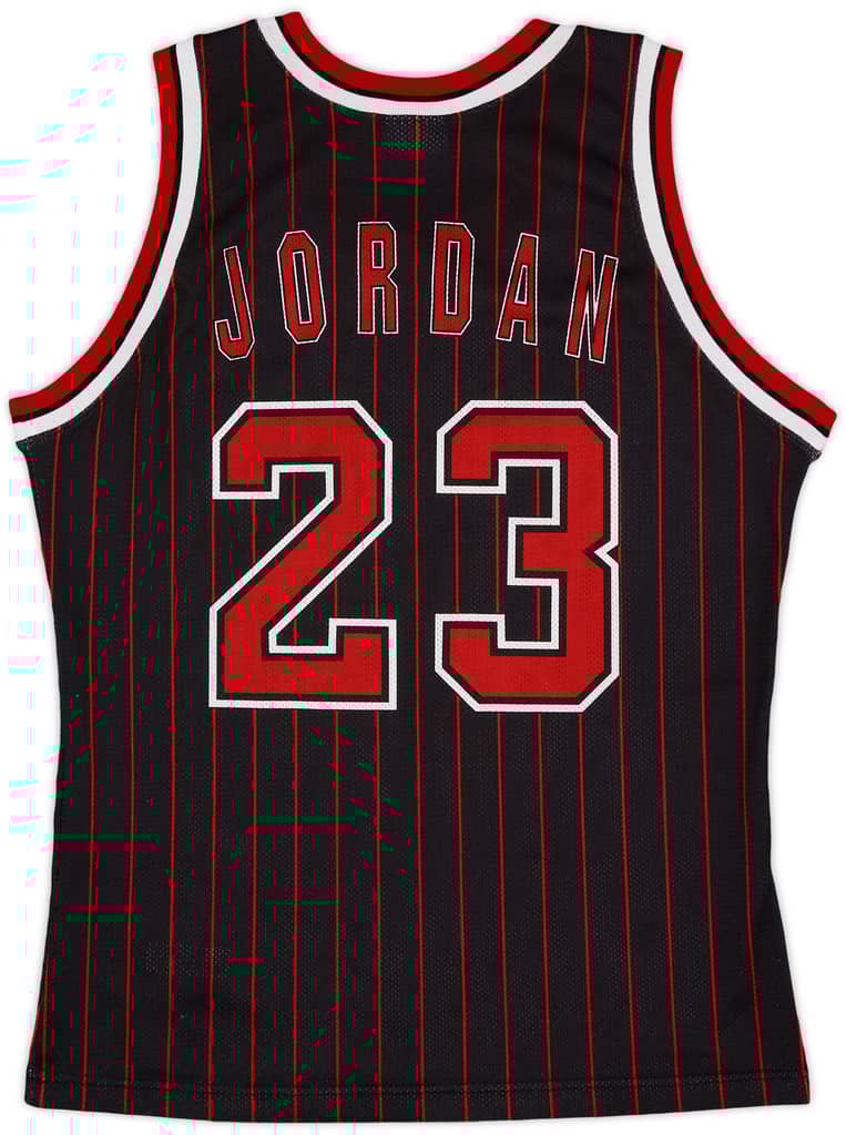 1995-97 Chicago Bulls Jordan #23 Champion Alternate Jersey - 9/10 - (XS)