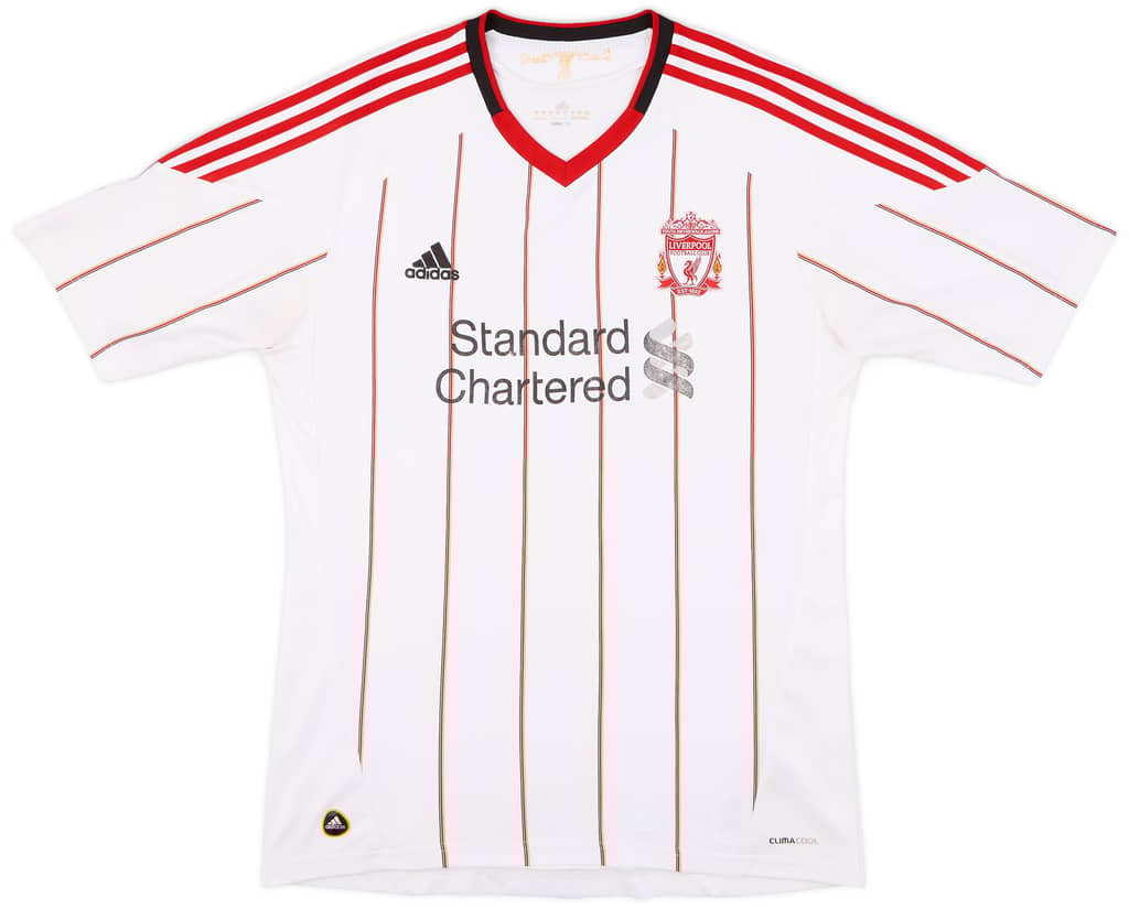 2010-11 Liverpool Away Shirt Gerrard #8 - 5/10 - (XL)