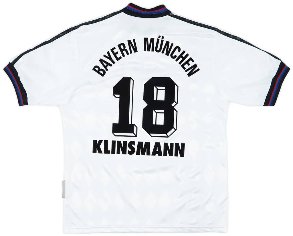 1996-98 Bayern Munich Away Shirt Klinsmann #18 - 6/10 - (M)
