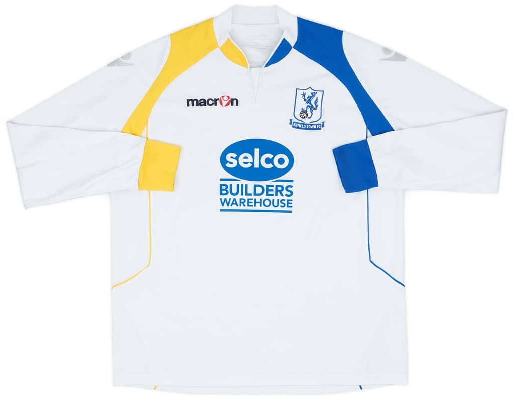 2013-14 Enfield Town Match Issue Home L/S Shirt #18