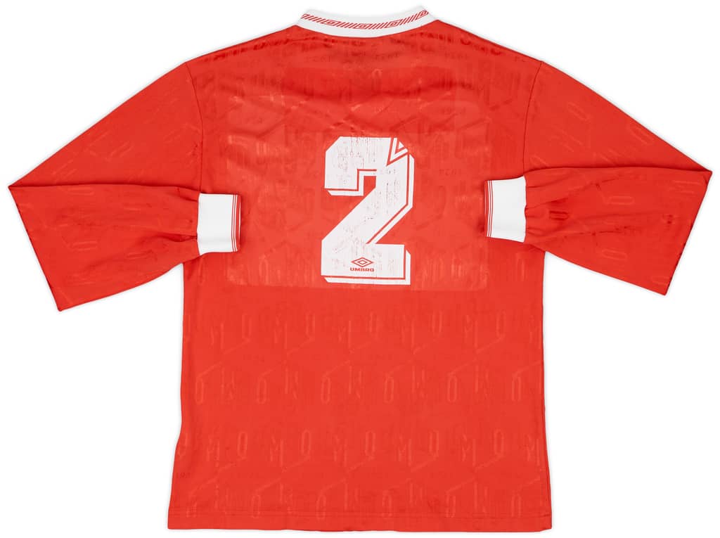 1991-93 MyPa Match Issue Home L/S Shirt #2