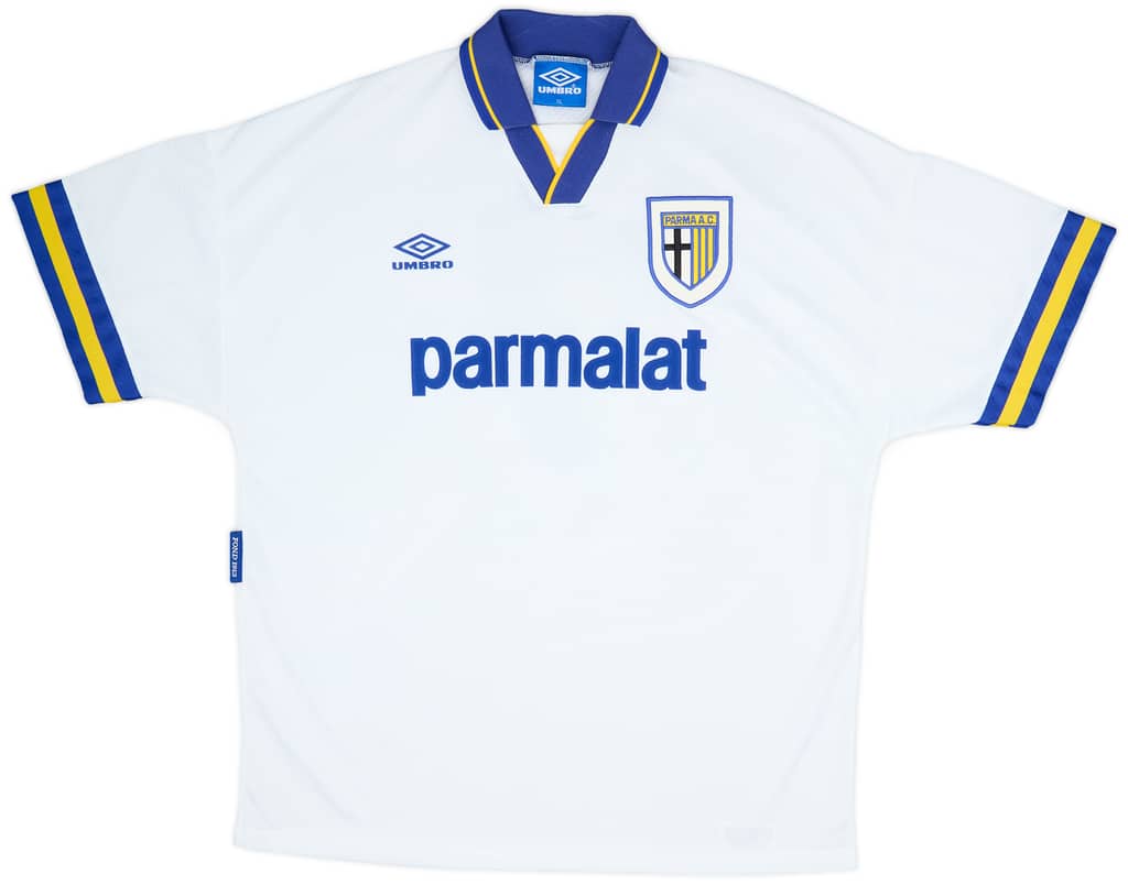 1993-94 Parma Match Issue Home Shirt #7 (Melli)