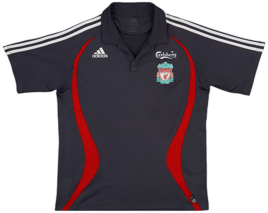 2006-07 Liverpool adidas Polo Shirt - 5/10 - (L)