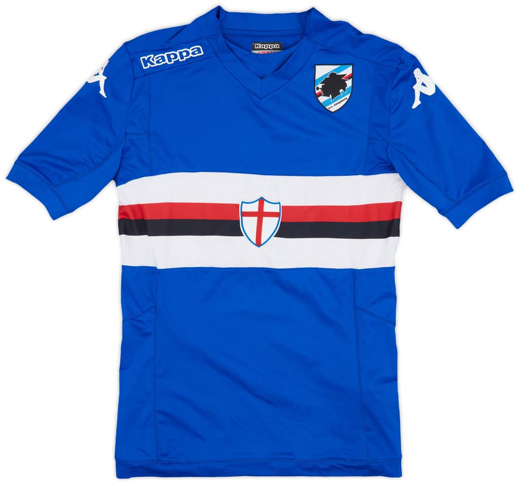 2014-15 Sampdoria Authentic Kombat Home Shirt - 6/10 - (S)