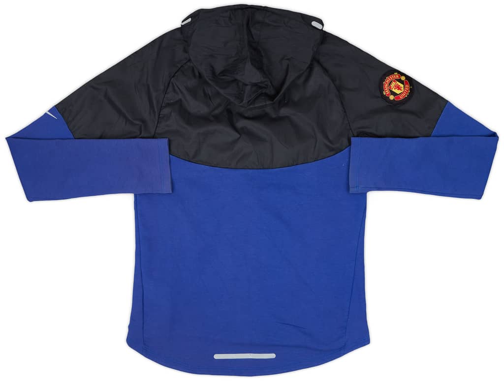2012-13 Manchester United Nike Hooded Rain Jacket - 9/10 - (L)