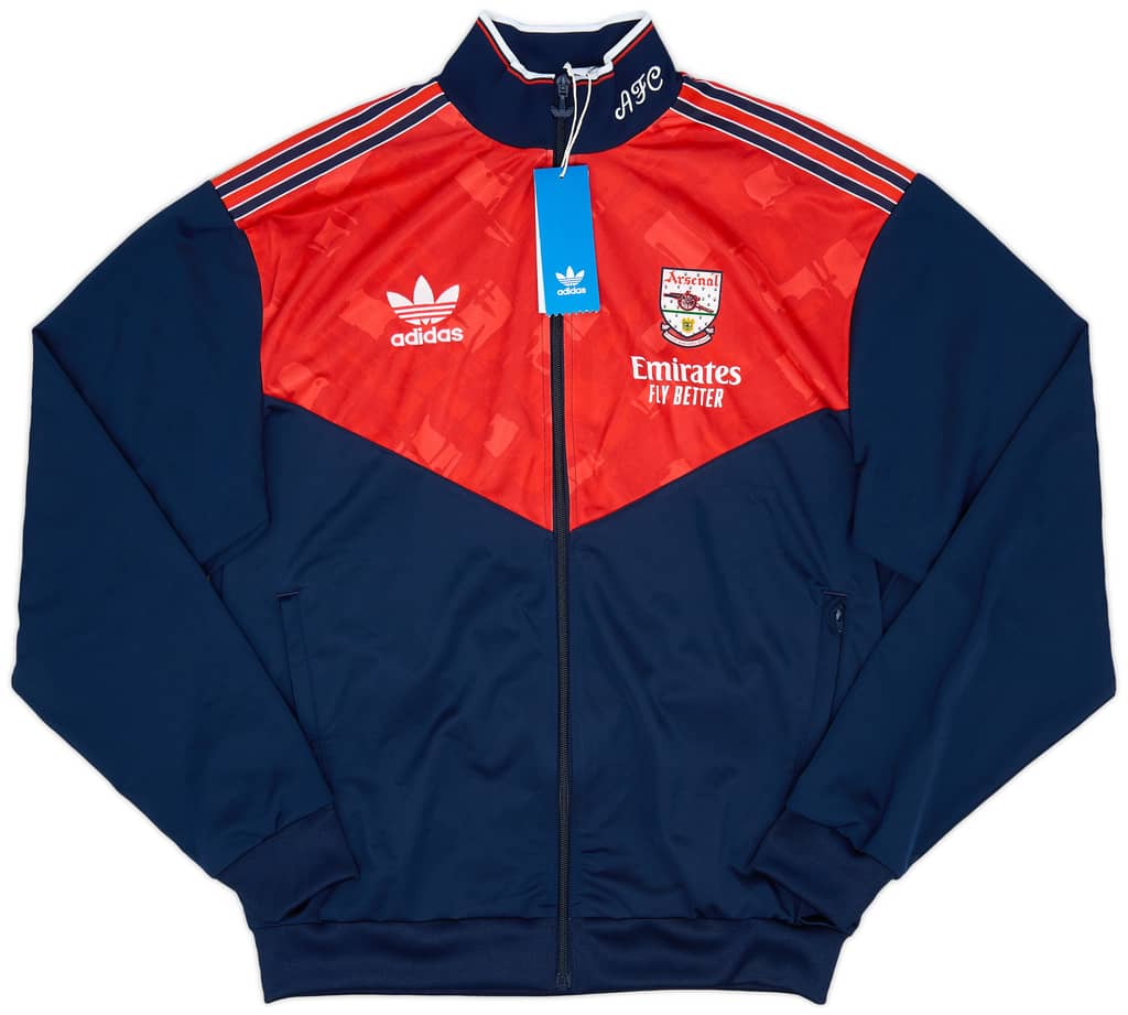 2020-21 Arsenal x adidas Originals Player Issue Pre-Match Track Top (M)