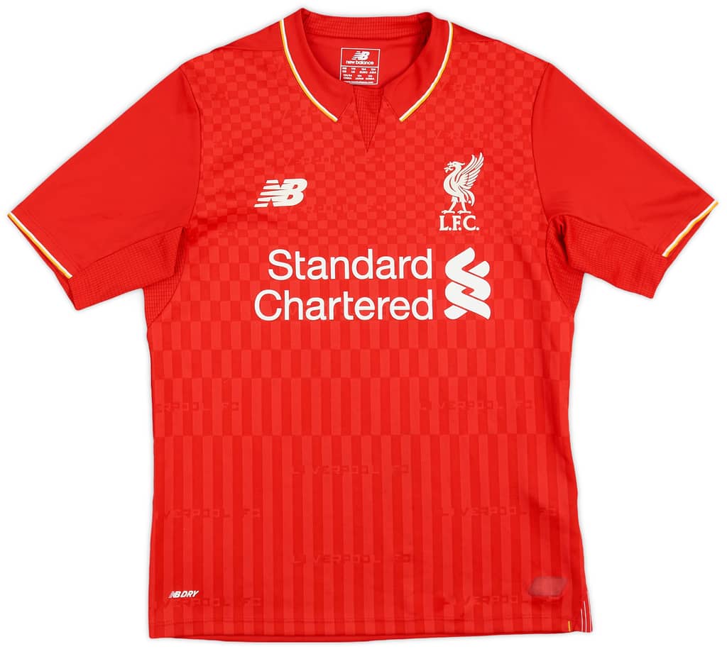 2015-16 Liverpool Home Shirt - 9/10 - (M.Boys)