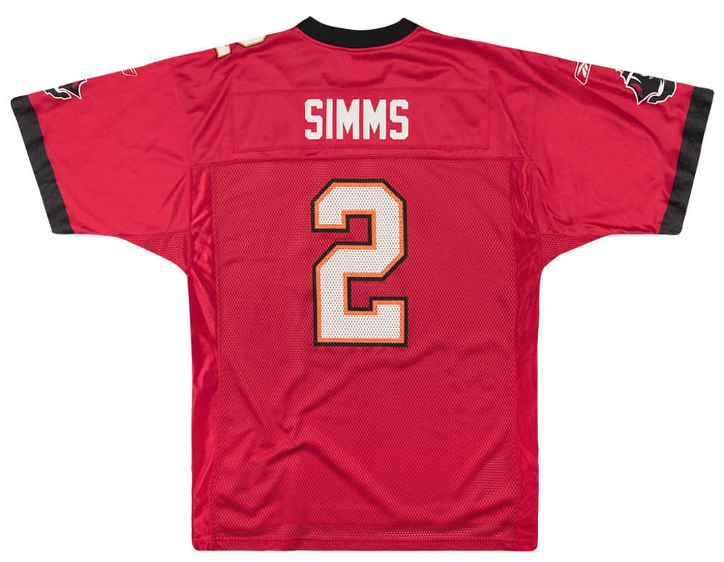 2005-06 Tampa Bay Buccaneers Simms #2 Reebok On Field Jersey (Home) XXL