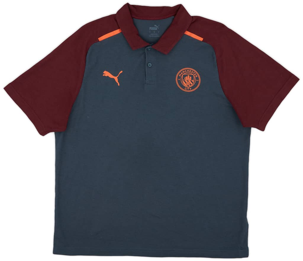2023-24 Manchester City Puma Polo Shirt - 9/10 - (L)