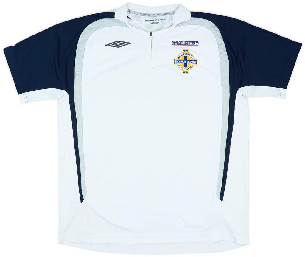 2006-08 Northern Ireland Umbro 1/4 Zip Training Shirt - 6/10 - (L)