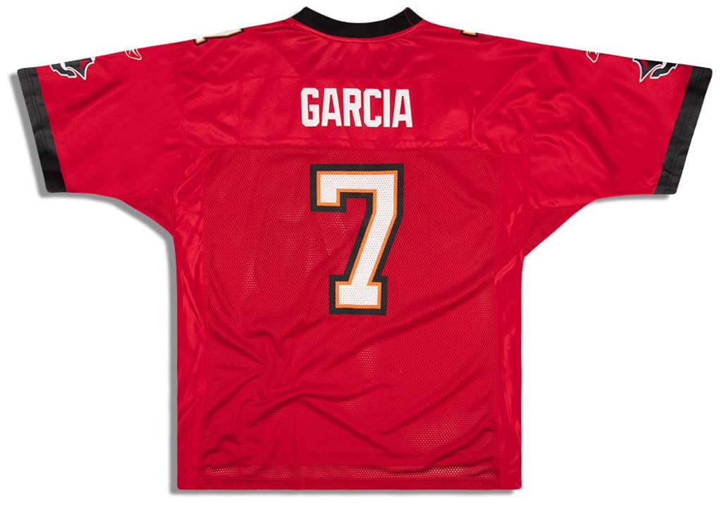2007 Tampa Bay Buccaneers Garcia #7 Reebok On Field Jersey (Home) XL