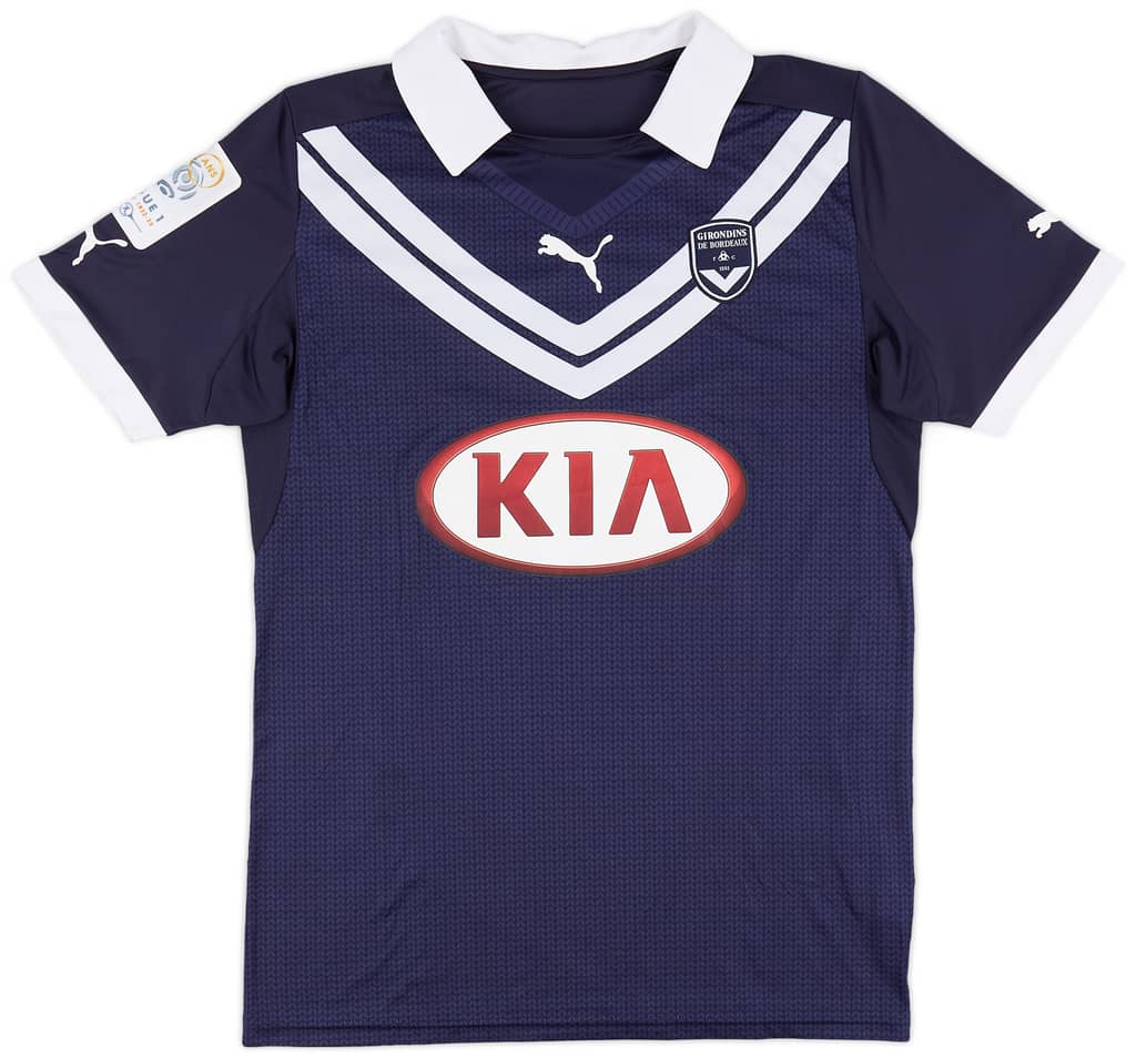 2012-13 Bordeaux Match Issue Home Shirt Bellion #11