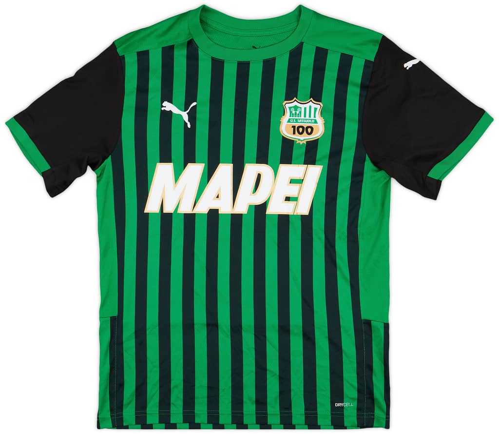 2020-21 Sassuolo Home Shirt Caputo #9 - 8/10 - (S)