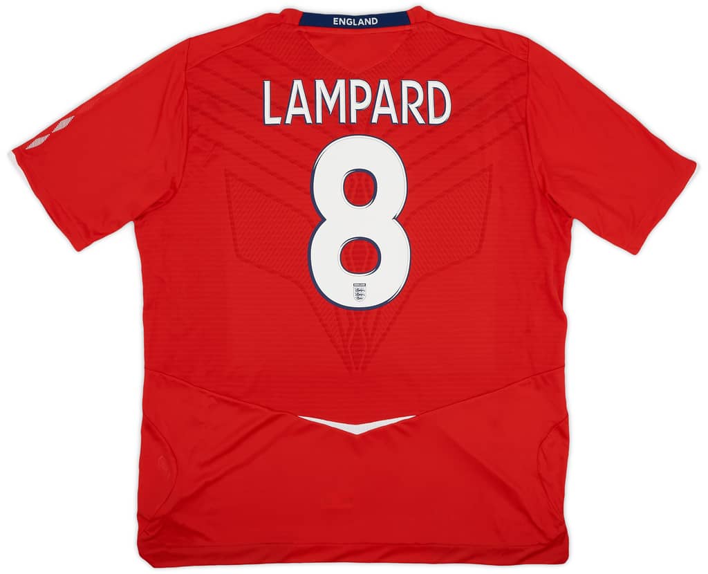 2008-10 England Away Shirt Lampard #8 (XXL)