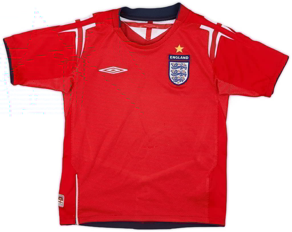 2004-06 England Away Shirt - 5/10 - (S.Boys)