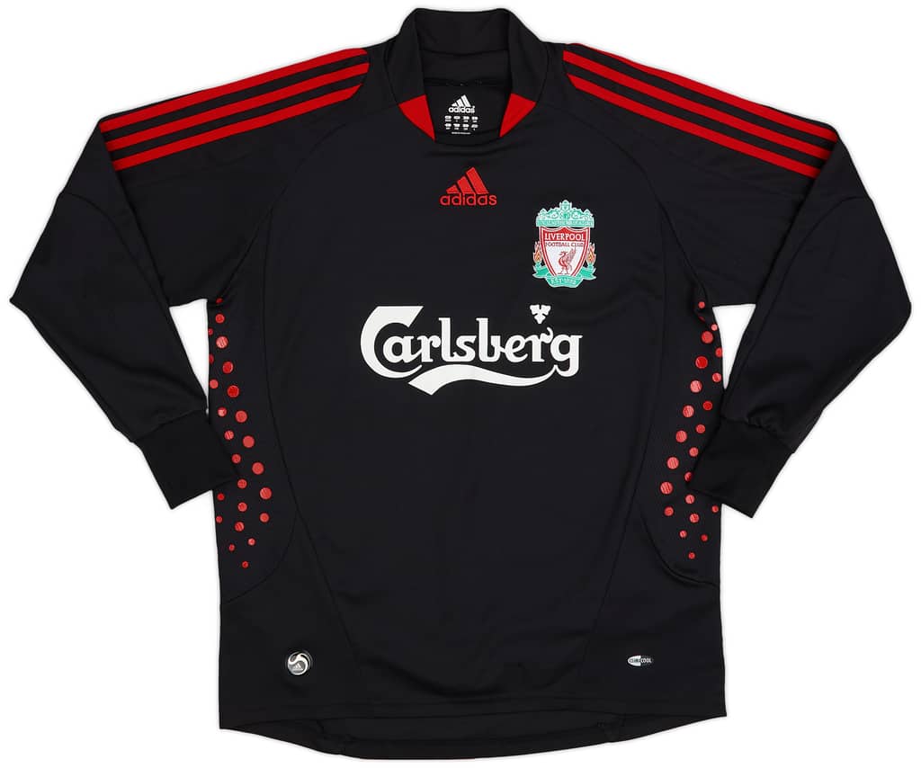 2008-09 Liverpool GK Shirt - 9/10 - (L.Boys)
