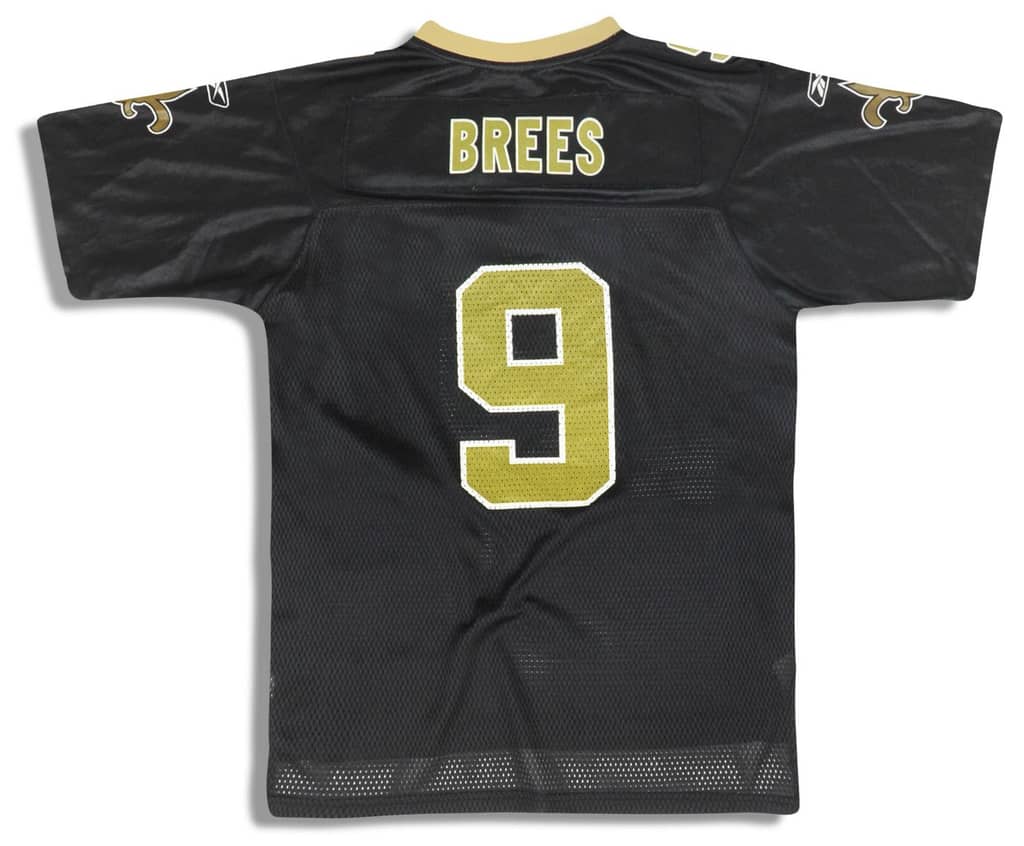 2008-11 New Orleans Saints Brees #9 Reebok On Field Jersey (Home) Y