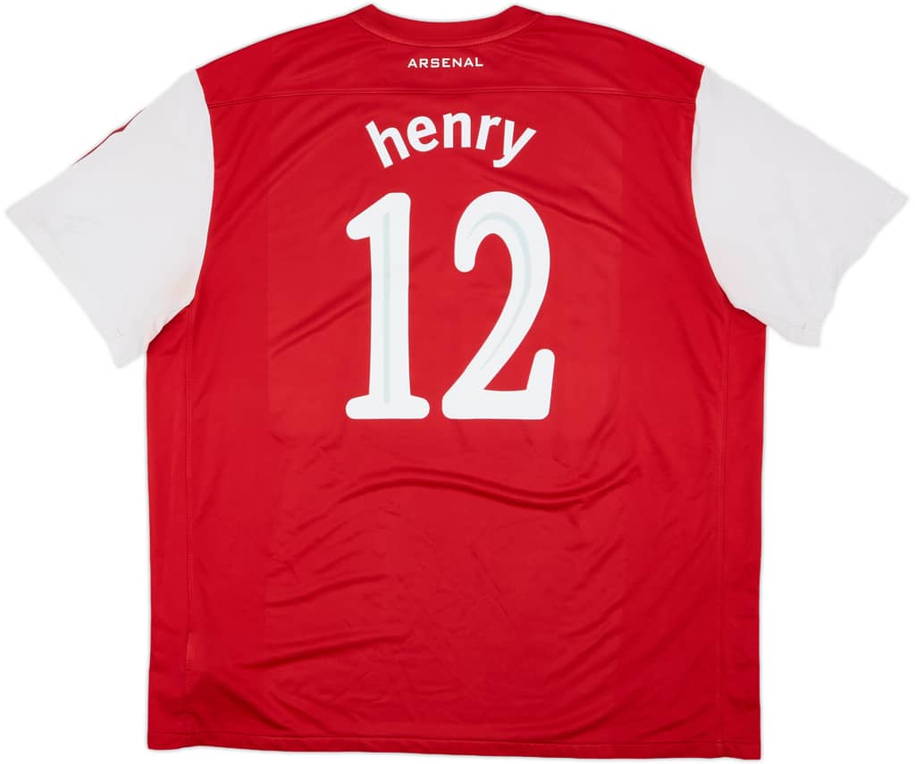 2011-12 Arsenal Home Shirt Henry #12 - 7/10 - (3XL)