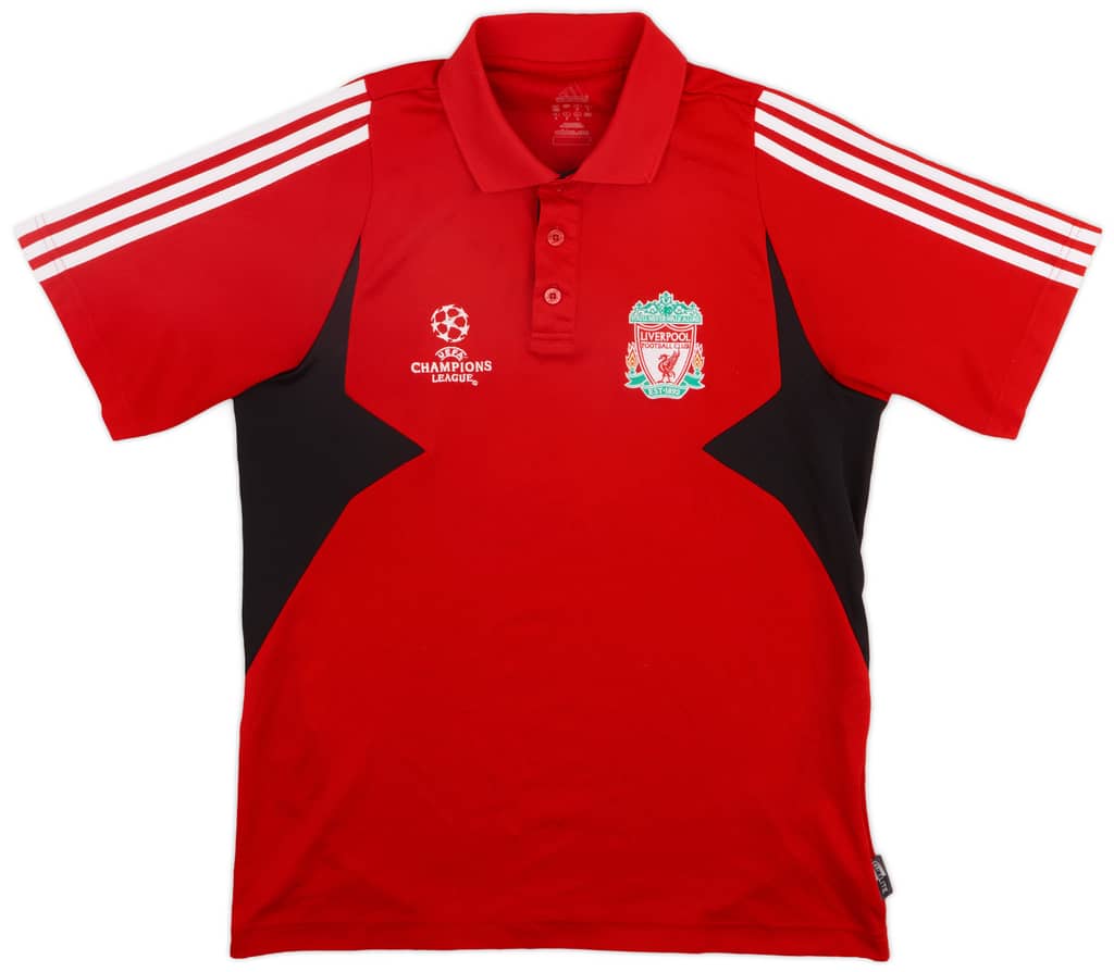 2007-08 Liverpool CL adidas Training Shirt - 8/10 - (S)