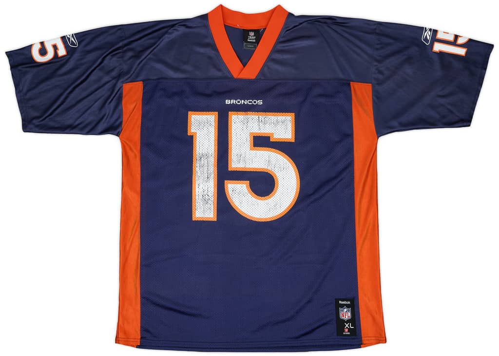 2010-11 Denver Broncos Tebow #15 Reebok Replica Home Jersey - 6/10 - (XL)