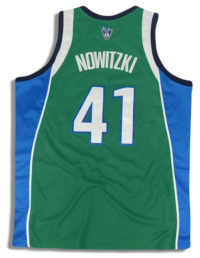 2006-09 Authentic Dallas Mavericks Nowitzki #41 adidas Jersey (Alternate) XL