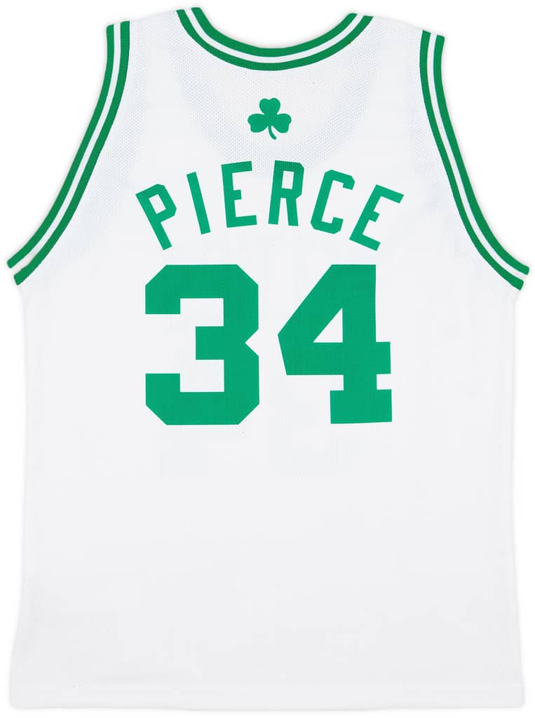 2005-10 Boston Celtics Pierce #34 Champion Home Jersey - 8/10 - (XL.Boys)