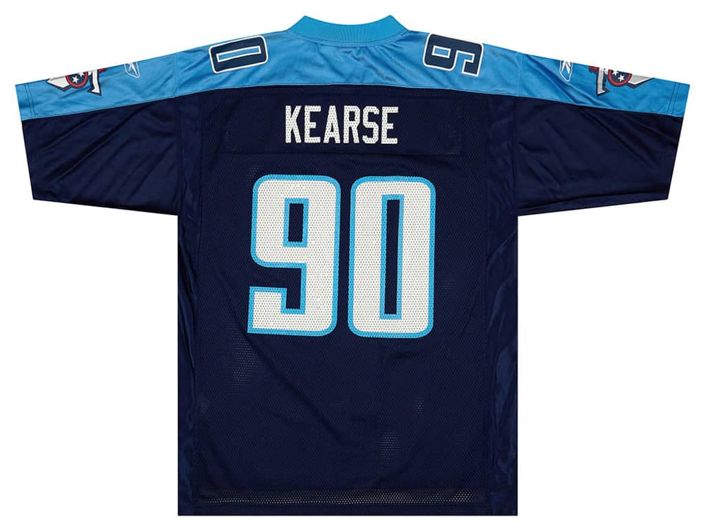 2002-03 Tennessee Titans Kearse #90 Reebok On Field Jersey (Home) L