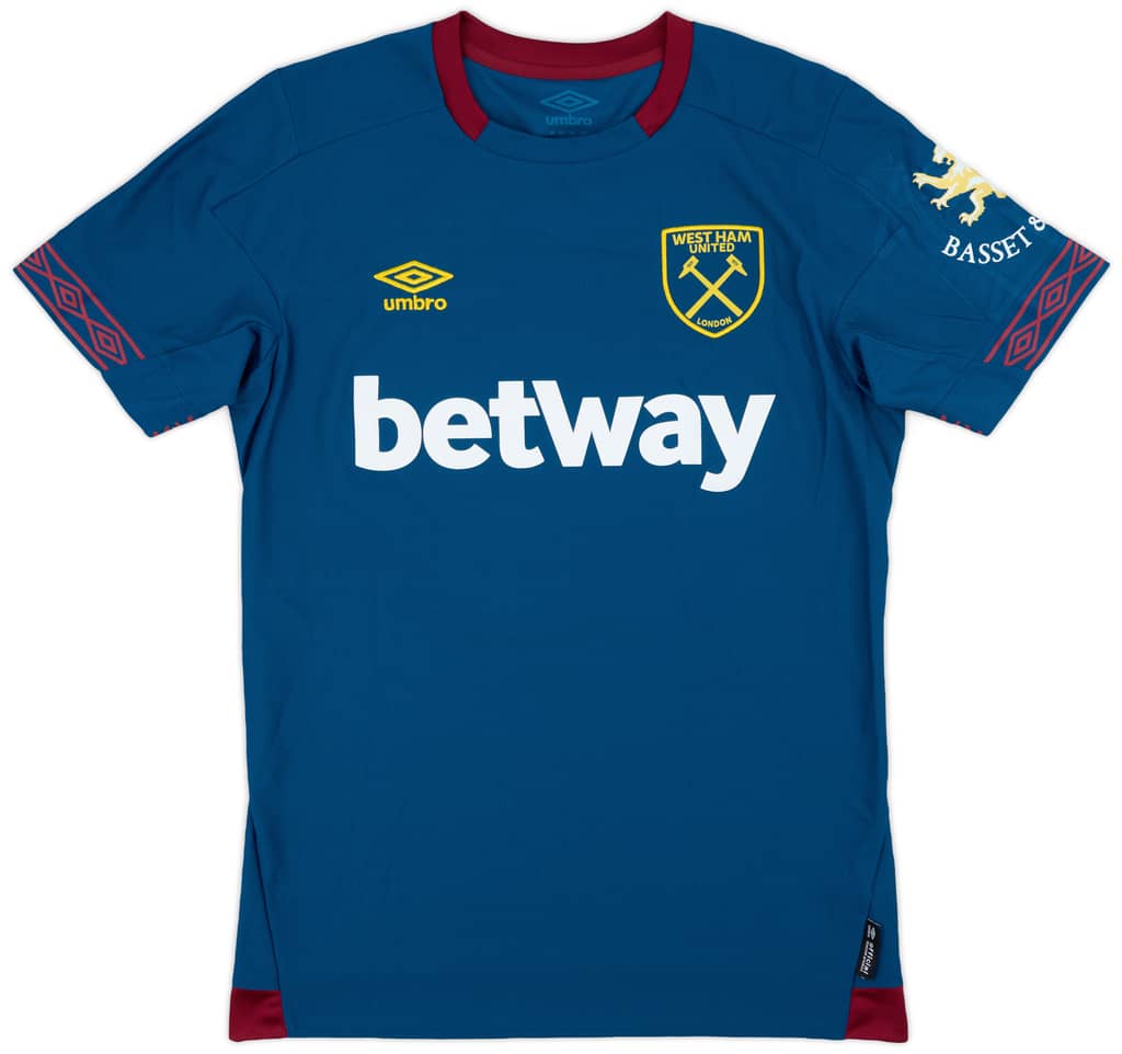 2018-19 West Ham Match Issue Away Shirt #15 (Fredericks)