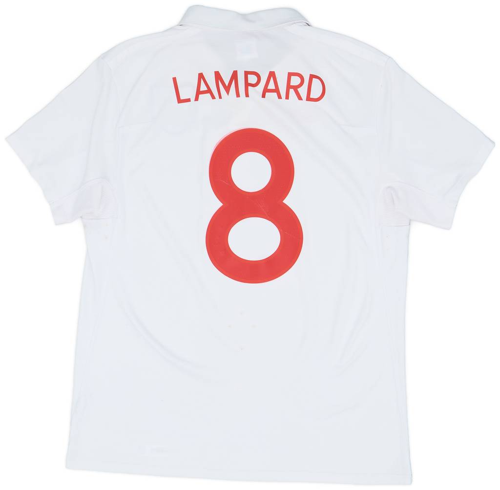 2009-10 England Home Shirt Lampard #8 - 6/10 - (L)