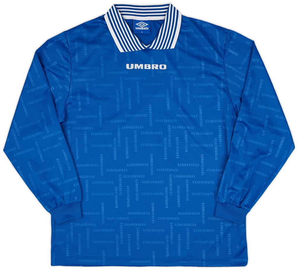 1990s Umbro Template L/S Shirt - 8/10 - (XL)