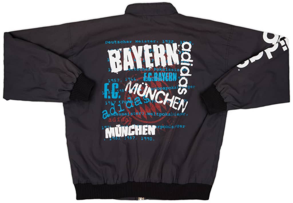 1990-91 Bayern Munich adidas Bomber Jacket - 7/10 - (M)