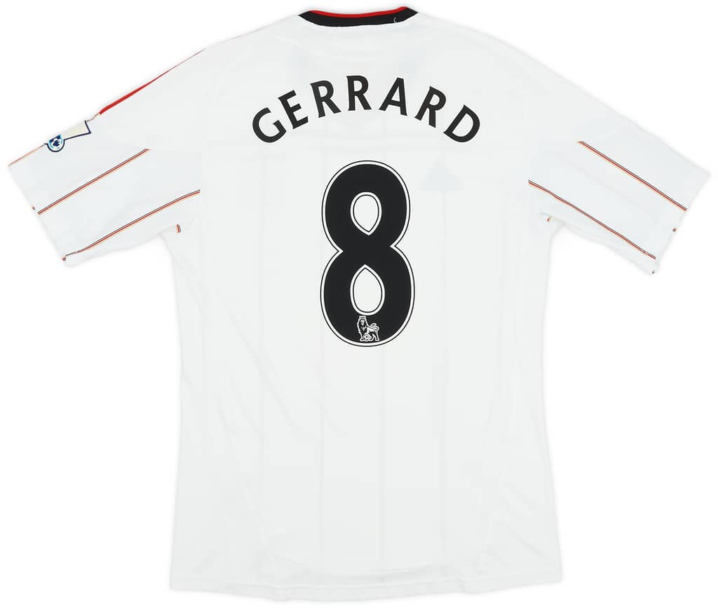 2010-11 Liverpool Away Shirt Gerrard #8 - 5/10 - (M)